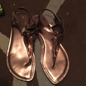 Bronze sandals